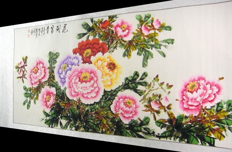 牡丹圖畫