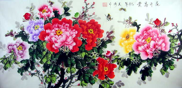 富貴牡丹圖