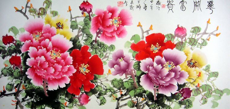三尺牡丹圖