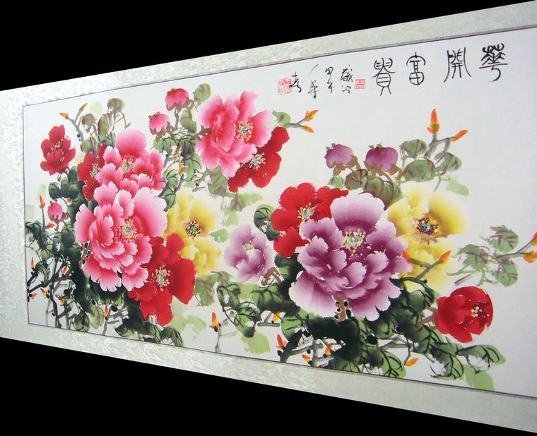 花開富貴牡丹畫