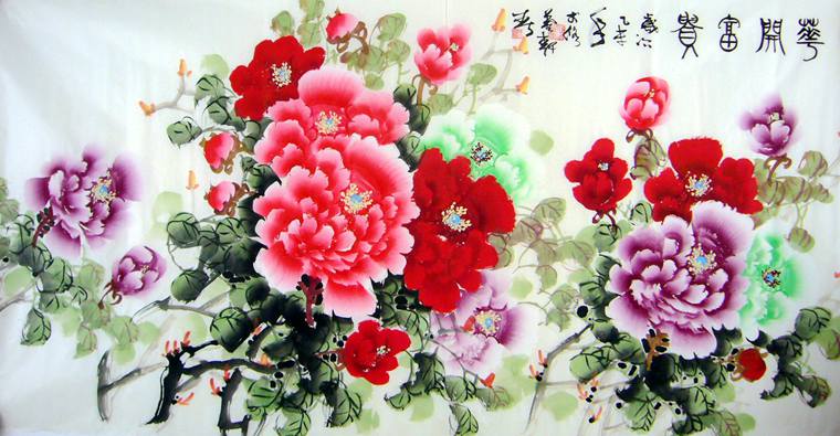 富貴牡丹圖