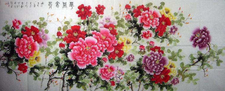 花開富貴牡丹圖
