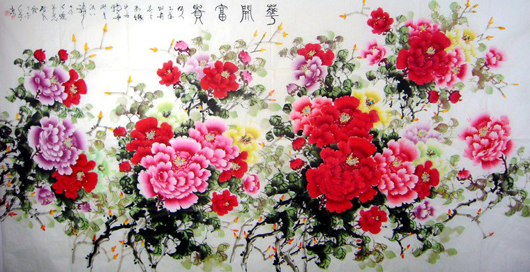 花開富貴八尺牡丹