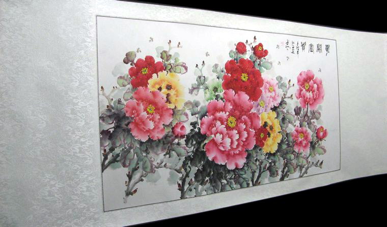 三尺牡丹畫