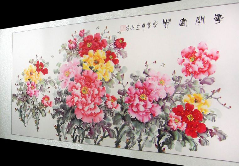 四尺牡丹圖