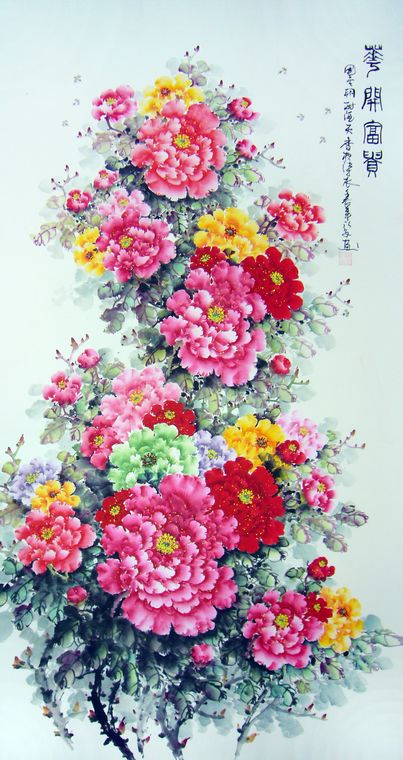 花開富貴之六尺牡丹