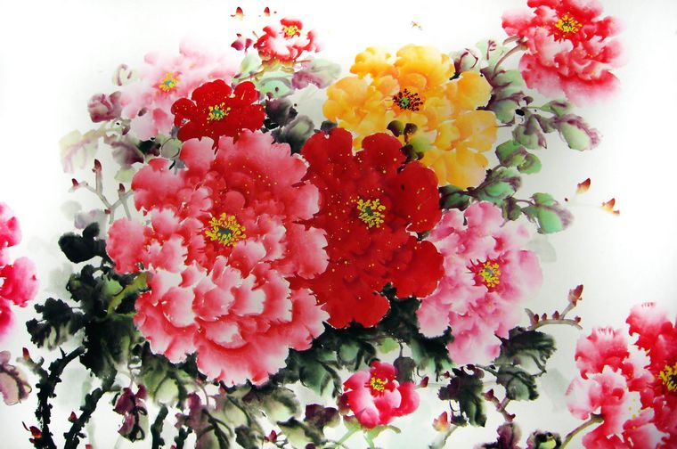 國(guó)畫牡丹花