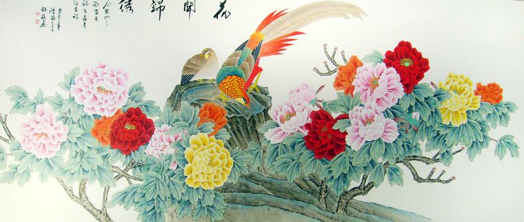 工筆畫富貴牡丹
