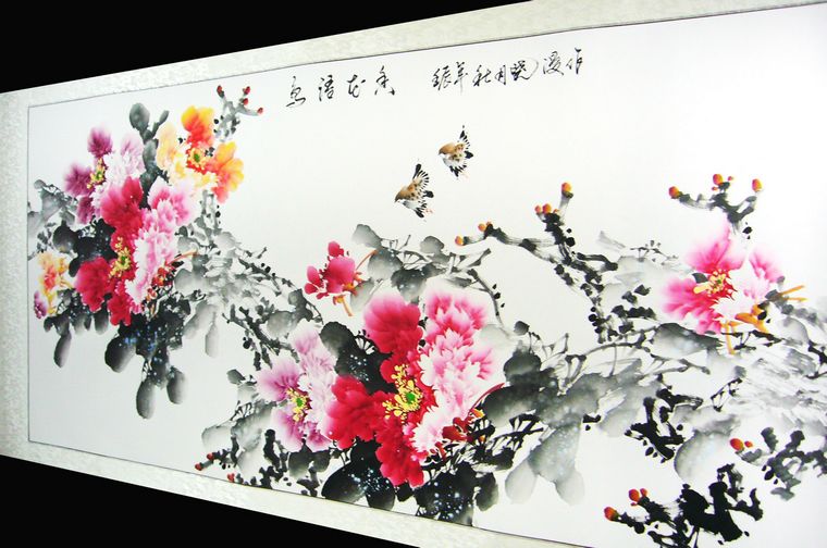 國畫牡丹精品