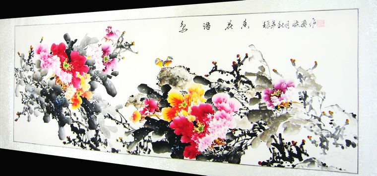 精品國畫牡丹畫
