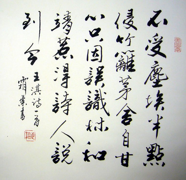 書法詠梅一首