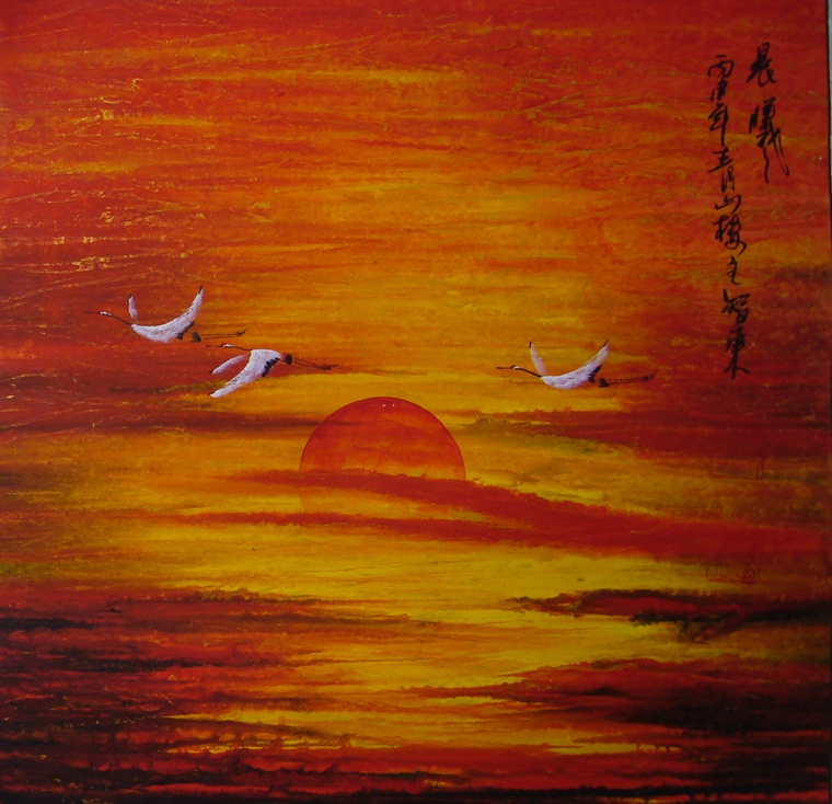小斗方風景畫
