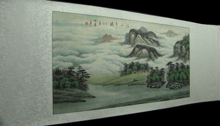 三尺國畫山水