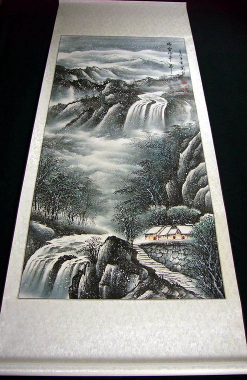水墨山水國畫