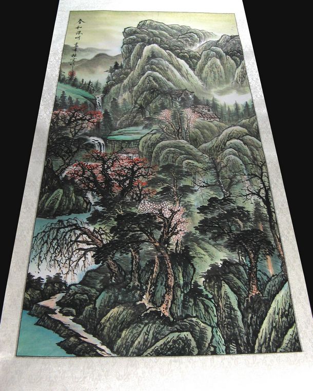 四尺國(guó)畫(huà)山水作品