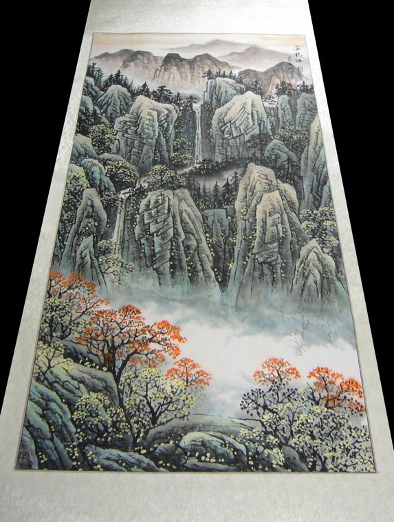 國畫水墨山水