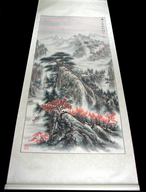 四尺精品山水畫