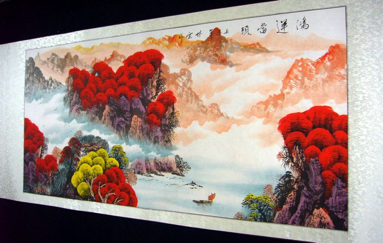 鴻運當頭風水畫