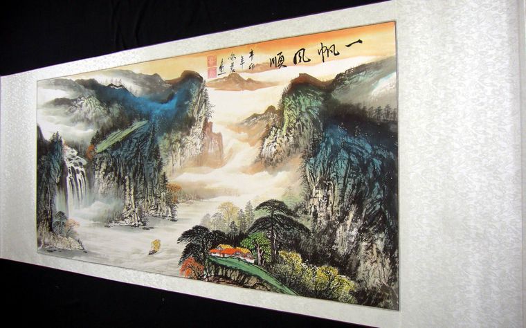 四尺國畫山水