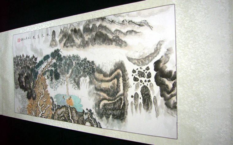 四尺山水畫