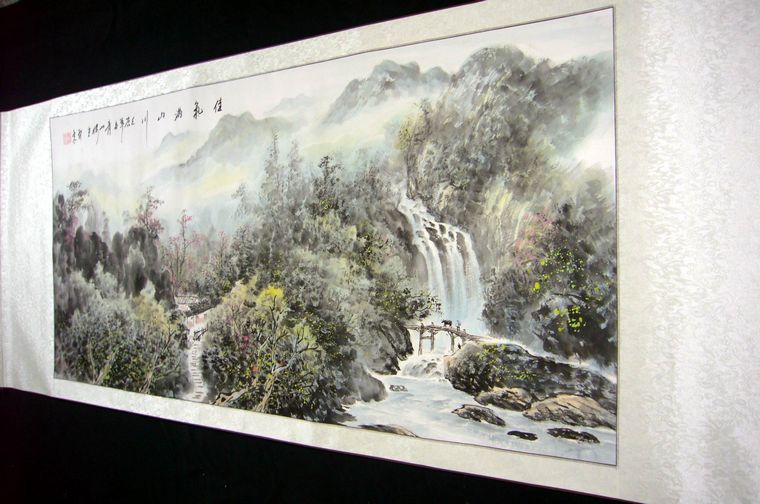 國(guó)畫四尺山水畫