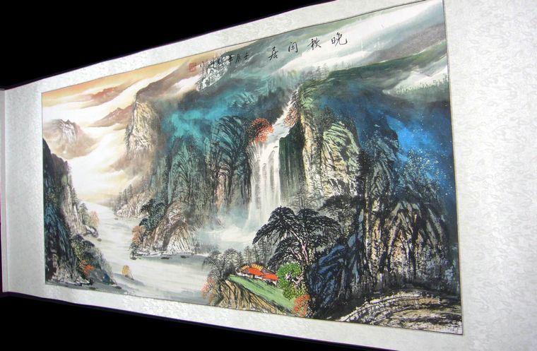 水墨山水風(fēng)景