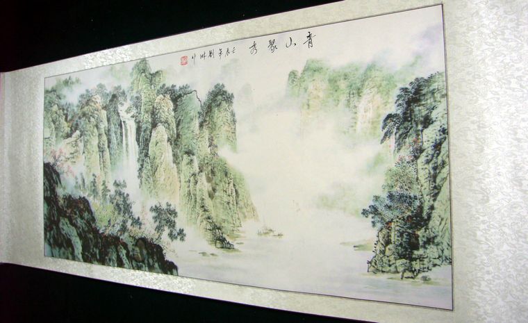 四尺寫意山水畫