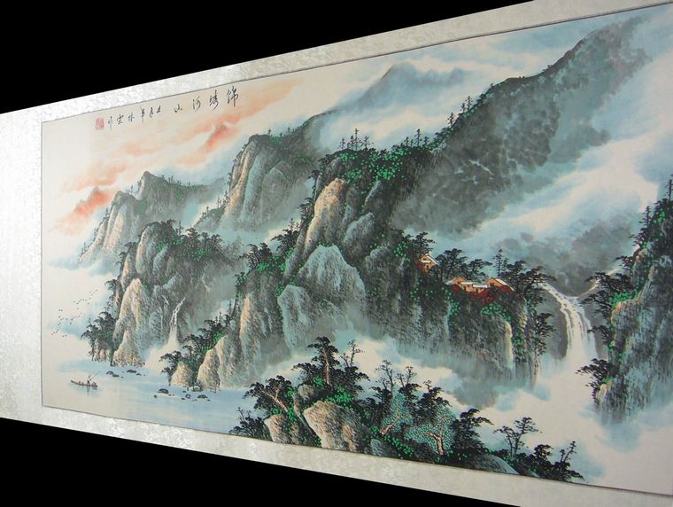 適合掛客廳的字畫