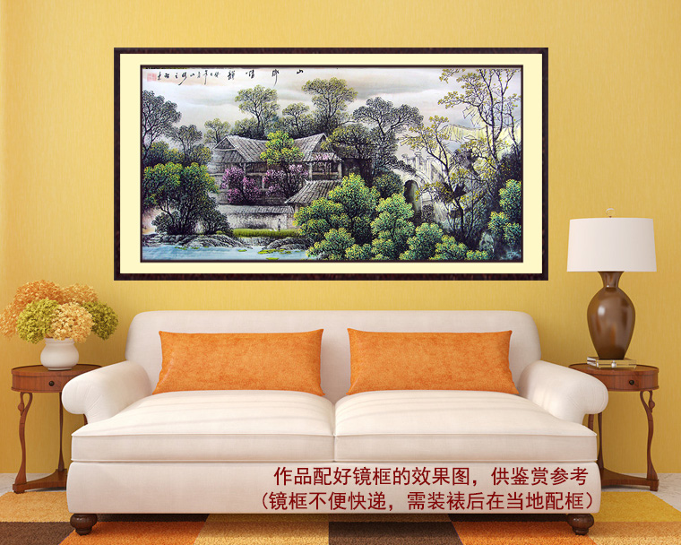 水鄉山水作品