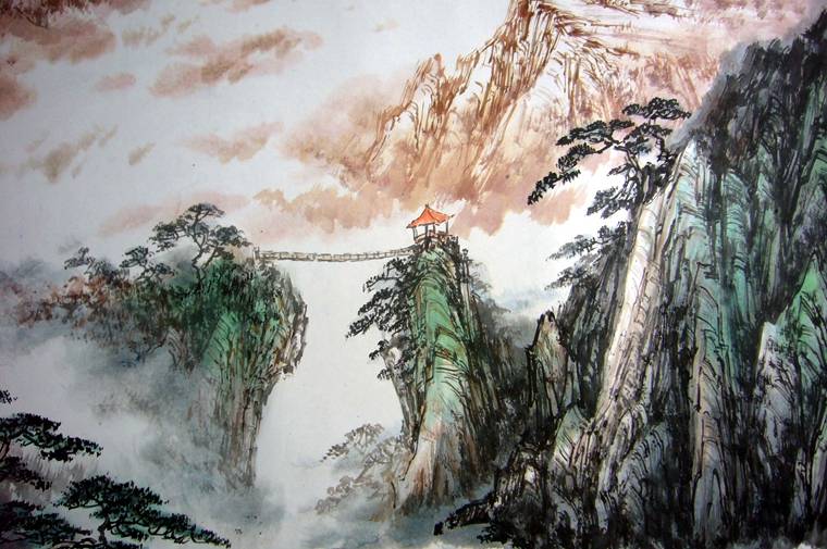 水墨山水畫作品欣賞