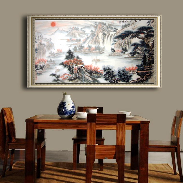 四尺國畫山水精品