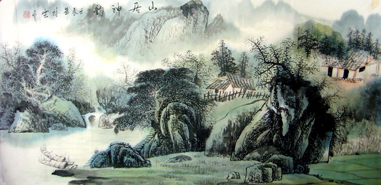 裝飾山水畫