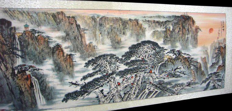 泰山山水畫