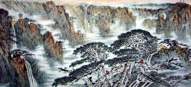 泰山山水畫