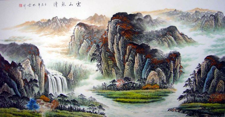 中國寫意山水畫