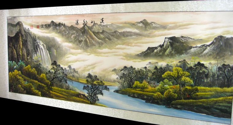 現代水墨山水畫