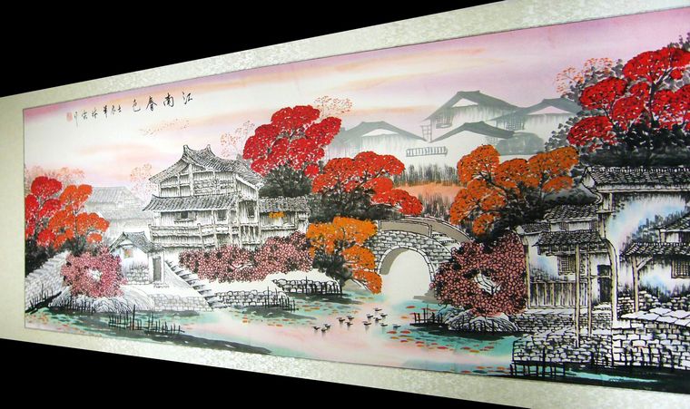 江南水鄉國畫