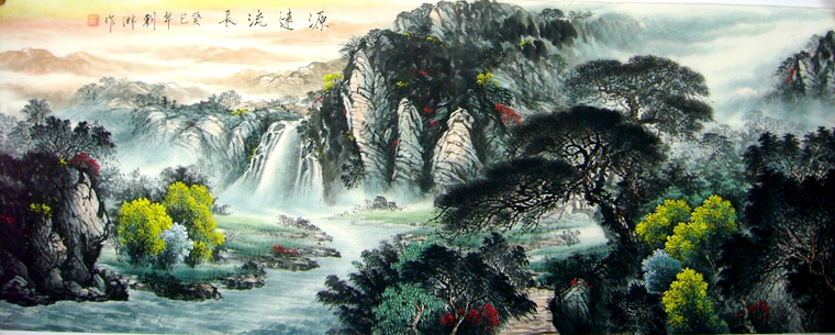 現代寫意山水畫