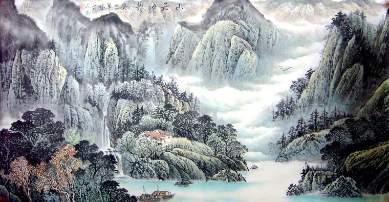 客廳風景山水畫