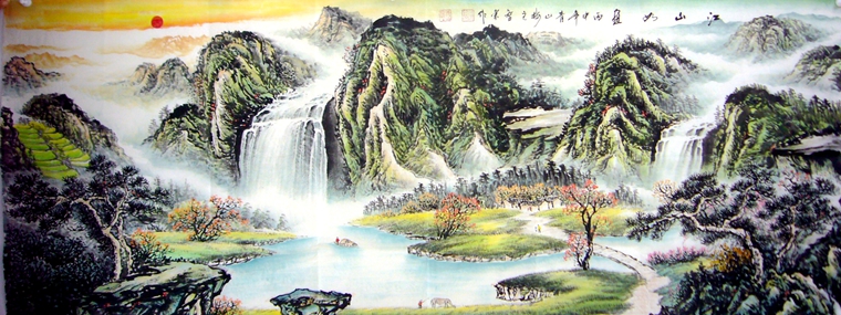 精品山水畫欣賞