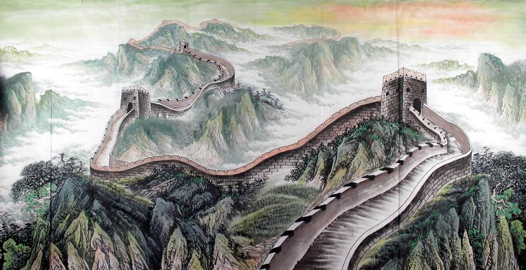 八尺國畫長城