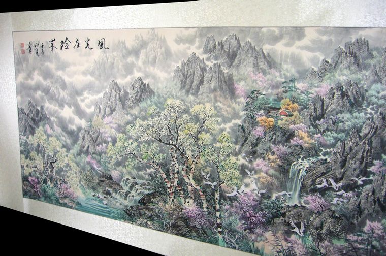 寫意山水國畫