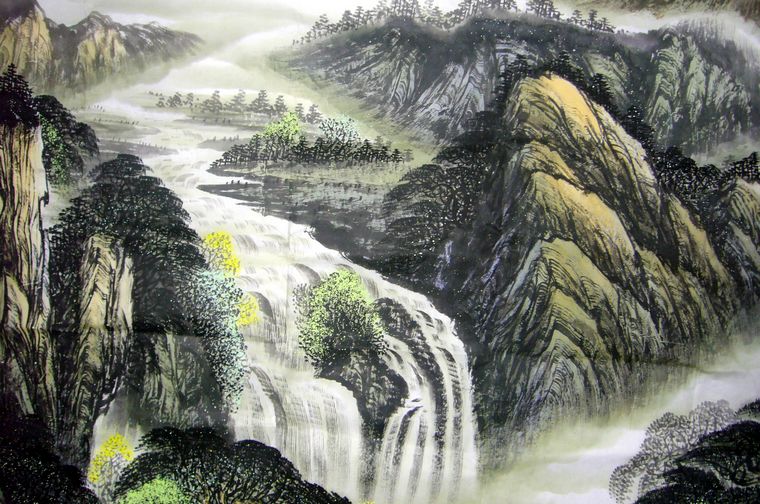大八尺國畫山水
