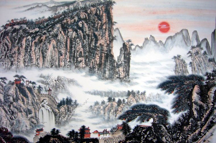國畫精品山水畫