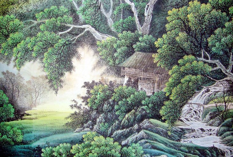 八尺優秀國畫山水