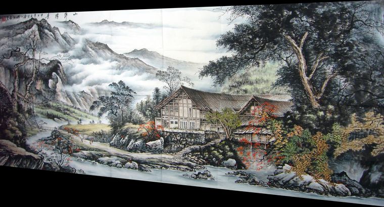名家山水畫作品欣賞