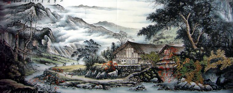 名家山水畫作品欣賞