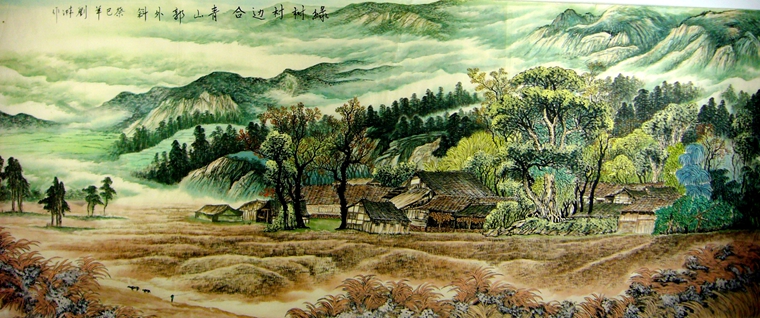 八尺國畫