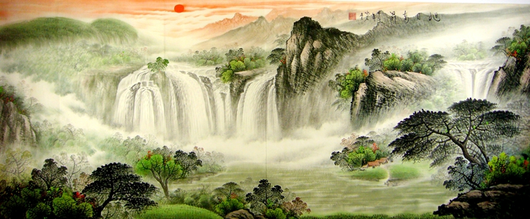 大寫意山水畫