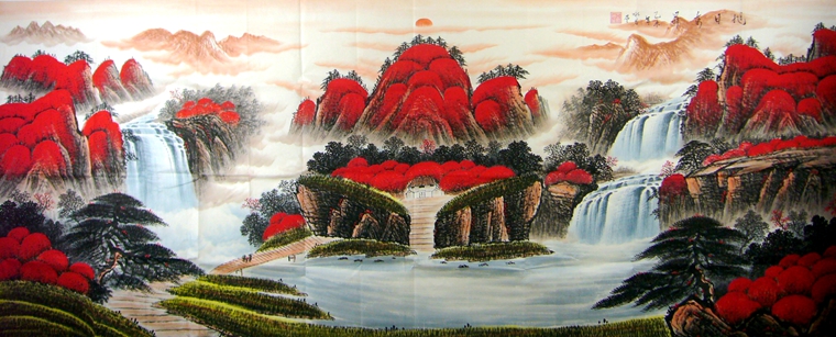 風水畫聚寶盆